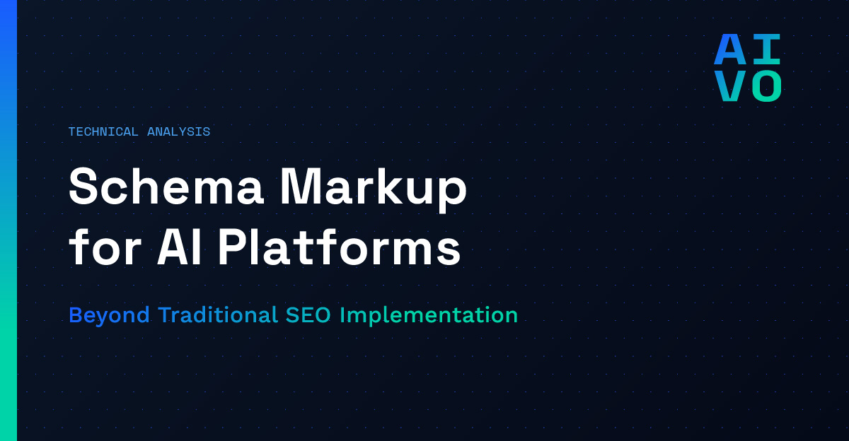 Schema Markup for AI Platforms vs Traditional SEO